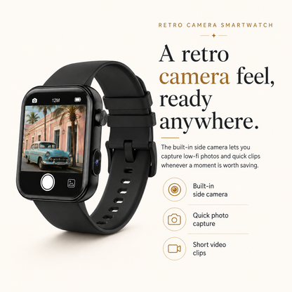 Retro Camera Smartwatch