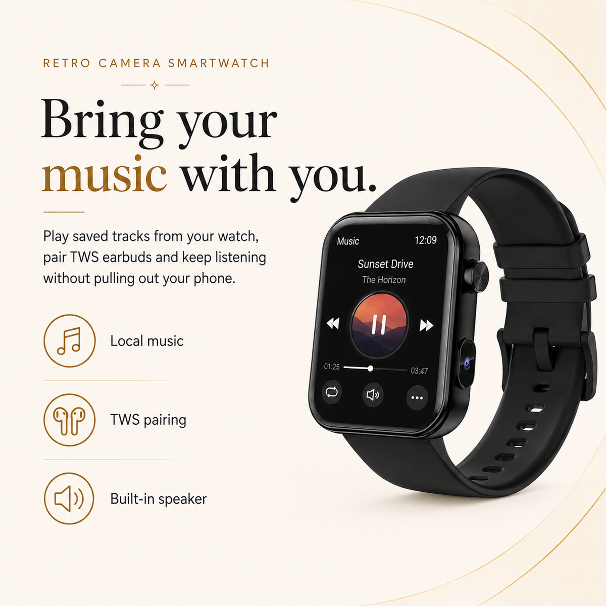 Retro Camera Smartwatch