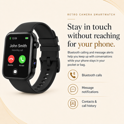 Retro Camera Smartwatch