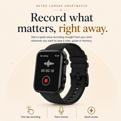 Retro Camera Smartwatch